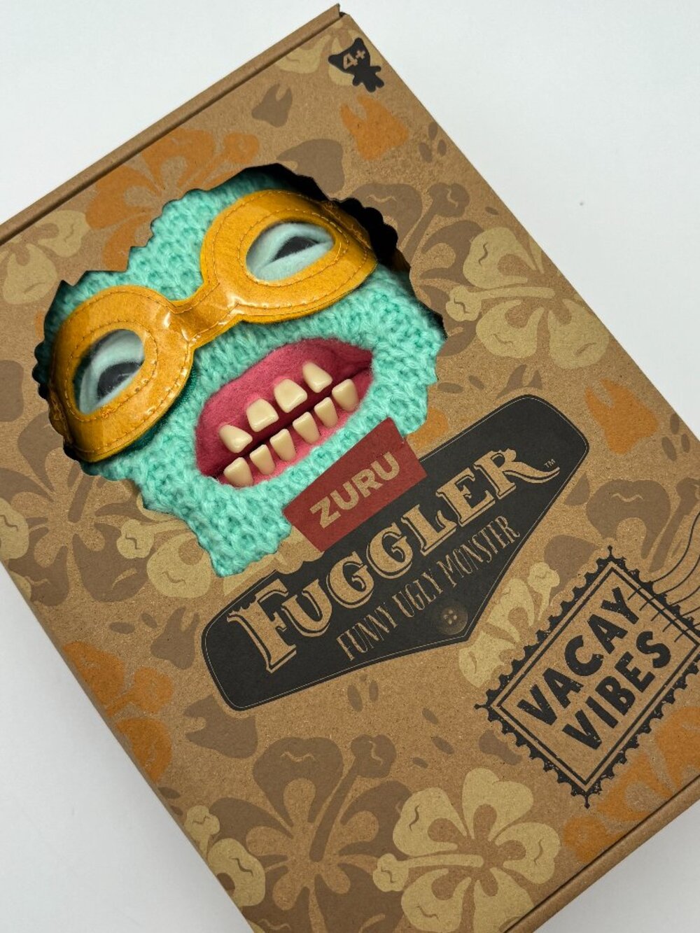 Fuggler Vacay Vibes MR. NEEDLES Funny Ugly Monster 9" Plush Toy Zuru NEW